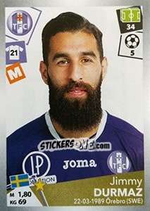 Sticker Jimmy Durmaz - FOOT 2017-2018 - Panini