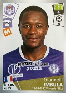 Sticker Giannelli Imbula - FOOT 2017-2018 - Panini