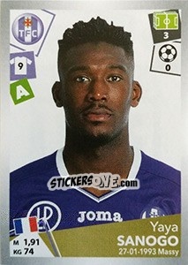 Sticker Yaya Sanogo - FOOT 2017-2018 n. 487 - Panini