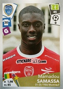 Figurina Mamadou Samassa - FOOT 2017-2018 - Panini