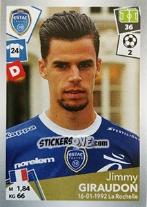 Sticker Jimmy Giraudon - FOOT 2017-2018 n. 498 - Panini
