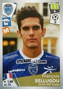 Cromo François Bellugou - FOOT 2017-2018 n. 504 - Panini