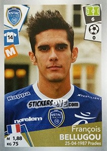 Cromo François Bellugou - FOOT 2017-2018 - Panini