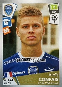 Sticker Aloïs Confais - FOOT 2017-2018 n. 505 - Panini
