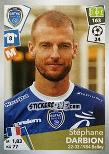 Sticker Stéphane Darbion - FOOT 2017-2018 - Panini