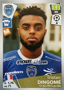 Figurina Tristan Dingomé - FOOT 2017-2018 - Panini