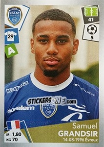 Sticker Samuel Grandsir - FOOT 2017-2018 n. 512 - Panini
