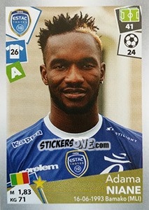 Cromo Adama Niane - FOOT 2017-2018 n. 513 - Panini
