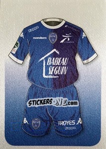 Sticker Allez L'estac! (Uniforme) - FOOT 2017-2018 n. 517 - Panini