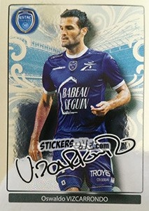 Sticker Oswaldo Vizcarrondo - FOOT 2017-2018 n. 519 - Panini