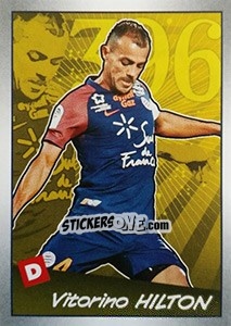 Figurina Vitorino Hilton - FOOT 2017-2018 n. 523 - Panini