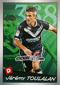 Sticker Jérémy Toulalan - FOOT 2017-2018 - Panini