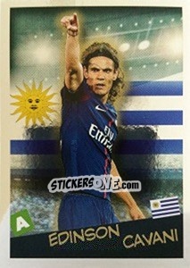 Sticker Edinson Cavani - FOOT 2017-2018 n. 533 - Panini