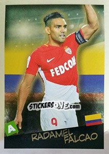 Sticker Radamel Falcao - FOOT 2017-2018 n. 536 - Panini