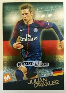 Sticker Julian Draxler - FOOT 2017-2018 n. 537 - Panini