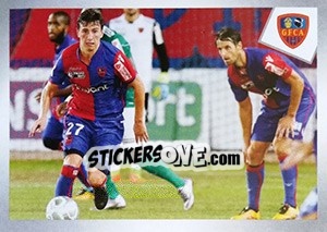 Sticker Action Gazélec FC Ajaccio - FOOT 2017-2018 - Panini