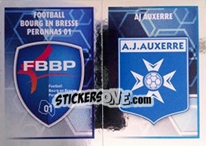 Sticker écusson (AJ Auxerre / FBBP 01) - FOOT 2017-2018 - Panini