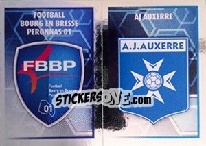 Figurina écusson (AJ Auxerre / FBBP 01) - FOOT 2017-2018 - Panini