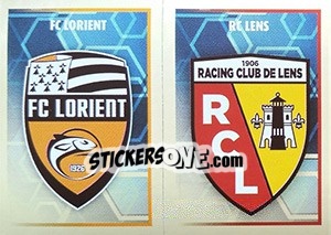 Figurina écusson (RC Lens / FC Lorient) - FOOT 2017-2018 - Panini