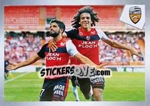 Sticker Action FC Lorient - FOOT 2017-2018 n. 555 - Panini