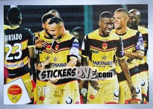 Sticker Action US Orléans - FOOT 2017-2018 - Panini