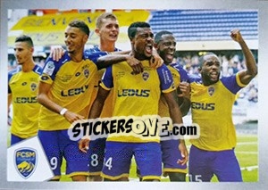 Sticker Action FC Socheaux-Montbéliard - FOOT 2017-2018 - Panini