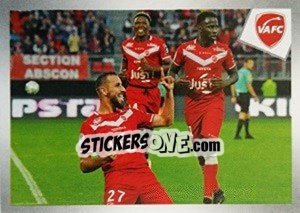 Cromo Action Valenciennes FC - FOOT 2017-2018 - Panini