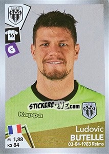 Sticker Ludovic Butelle - FOOT 2017-2018 n. T2 - Panini