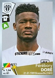 Cromo Férébory Doré - FOOT 2017-2018 - Panini