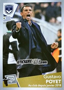 Sticker Gustavo Poyet - FOOT 2017-2018 n. T6 - Panini