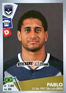 Sticker Pablo - FOOT 2017-2018 n. T8 - Panini