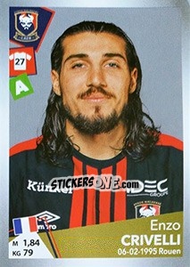 Sticker Enzo Crivelli - FOOT 2017-2018 n. T11 - Panini