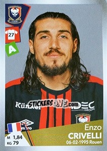 Figurina Enzo Crivelli - FOOT 2017-2018 - Panini