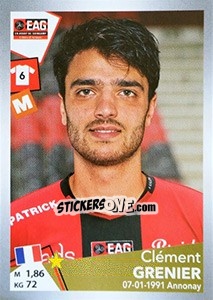 Cromo Clément Grenier - FOOT 2017-2018 - Panini