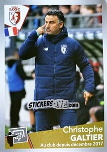 Figurina Christophe Galtier - FOOT 2017-2018 n. T16 - Panini