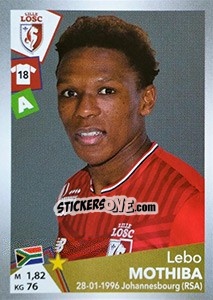 Sticker Lebo Mothiba - FOOT 2017-2018 n. T17 - Panini
