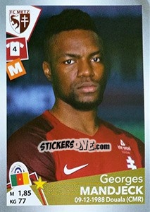 Sticker Georges Mandjeck