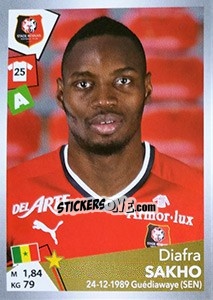 Sticker Diafra Sakho - FOOT 2017-2018 n. T28 - Panini