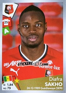 Cromo Diafra Sakho - FOOT 2017-2018 - Panini