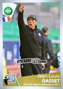 Figurina Jean-Louis Gasset - FOOT 2017-2018 n. T29 - Panini