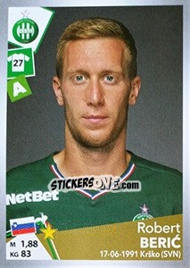 Sticker Robert Beric - FOOT 2017-2018 n. T33 - Panini