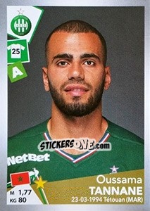 Sticker Oussama Tannane - FOOT 2017-2018 n. T35 - Panini