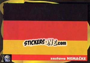 Figurina Zastava Nemacke - Svetski Fudbal 2006 - G.T.P.R School Shop