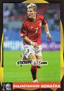 Sticker Bastian Schweinsteiger - Svetski Fudbal 2006 - G.T.P.R School Shop