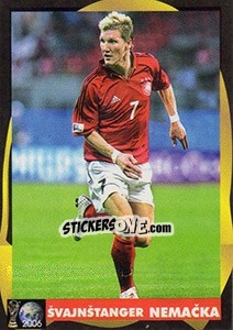 Sticker Bastian Schweinsteiger - Svetski Fudbal 2006 n. 19 - G.T.P.R School Shop