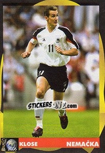 Sticker Miroslav Klose - Svetski Fudbal 2006 n. 22 - G.T.P.R School Shop