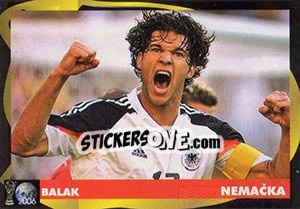 Figurina Michael Ballack - Svetski Fudbal 2006 - G.T.P.R School Shop