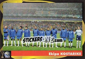 Sticker Ekipa Kostarike - Svetski Fudbal 2006 n. 28 - G.T.P.R School Shop