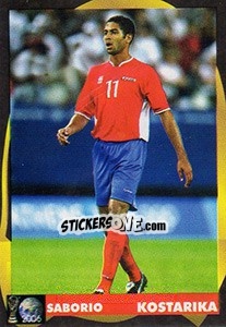 Sticker Álvaro Saborío - Svetski Fudbal 2006 n. 37 - G.T.P.R School Shop