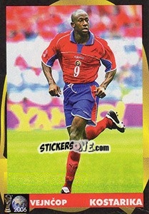 Sticker Paulo Wanchope - Svetski Fudbal 2006 - G.T.P.R School Shop